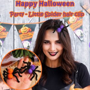 Halloween Spider hairpin Ghost Festival children adult party decoration props funny spider clip hair accessories