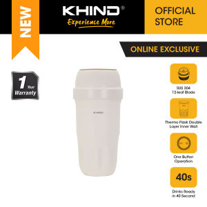 [Online Exclusive] KHIND BLITZ Portable Blender with THERMO 0.5L BL300P