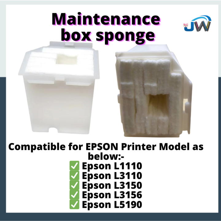 EPSON Waste Ink Pad L1110 L3110 L3150 L3156 L5190 Maintenance Box ...