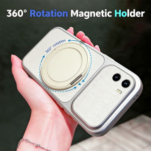 360 ° Ốp điện thoại từ tính có giá đỡ xoay tương thích với ốp điện thoại VIVO Y15S Y15A Y01 mã KN+yzj07.