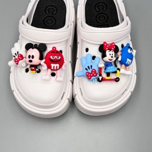 Crocs Charms DIY Shoe Buckle 3D Cartoon Minnie Mouse Accessories Clogs Decoration for Crocs