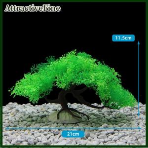 AttractiveFine Bể cá trang trí đồ trang trí mô phỏng cây thông giả cây cảnh quan sáng tạo đồ trang trí thủ công cây nhựa nước cây hoa phụ kiện