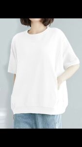 Women Crew Neck Summer Casual Solid Color T-Shirt Comfortable Suitable For Home Dog Walking Weeding Exercise Yoga Running