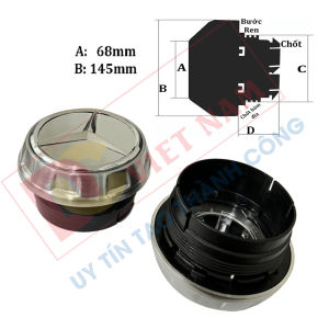 01 chiếc Logo chụp mâm ốp lazang bánh xe ô tô Maybach A222-400-2800