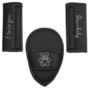 Shoulder Crotch Pad Compatible with Car Seat Stroller High Chair Harness & Strap Comfort Cushion (Big Size)