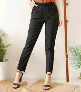 (COD) BAYAR DITEMPAT !!! Celana Jeans Wanita Full Sobek Bahan Melar dan Ngaret Model Terbaru Kualitas  Premium REDY WARNA HITAM - REDY SIZE 26 - 38