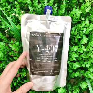 Nâu Trà đậm Y 4/07 SASABA Phủ Bạc Trực Tiếp Cân Bằng Tóc 450ml