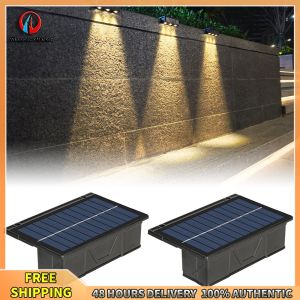 Winnereco 2 Pack Solar Fairy Lights Waterproof IP65 for Outdoor Deck Garden with 3 LED Lights