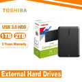 Ready Stock!!Toshiba External Hard Drive Portable HDD Canvio Partner 1TB/2TB USB 3.0 Hard Disk. 
