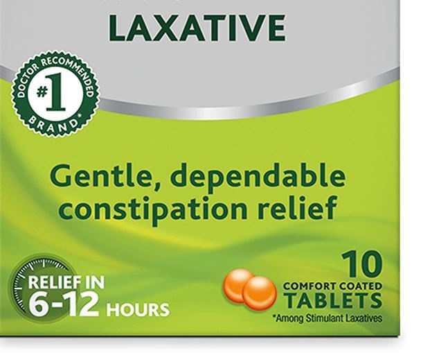 50% OFF Stimulant Laxative Tablets (10 Count) Gentle Overnight ...