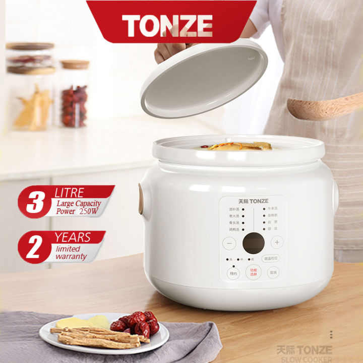 Tonze slow cooker how to use hot sale