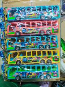 Mainan Bus Suara OM TELOLET OM dan Lampu Led RGB KELAP KELIP MAINAN ANAK bis telolet 30 cm HKR SNI