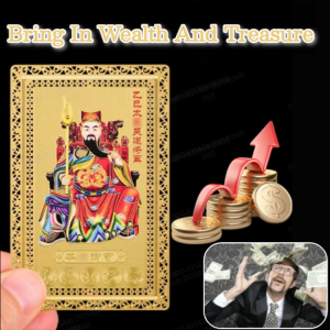 【Bring In Wealth And Treasure】2025 Tai Sui Copper Card Snake Year Amulet Cards for Fortune Health Success