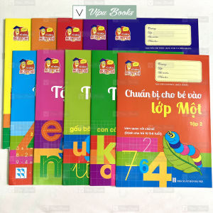 Sách - Bộ 10 Cuốn Hành Trang Cho Bé Chuẩn Bị Vào Lớp 1 (Kèm 2 Bút Chì Gọt Gôm)