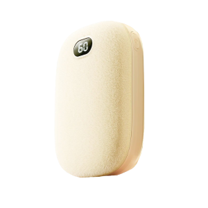 2 In 1 Hand Warmer Elektrik Penghangat Tangan Rechargeable Mini Double-Sided Flannel Portable Bank Daya 3600mAh
