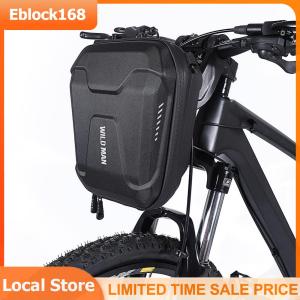 WILD MAN MTB Bicycle Handlebar Head Bags Electric Scooter Phone Pouch Case