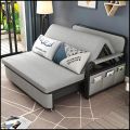 Giường sofa gấp gọn thành ghế sofa. Giường ngủ sofa có ngăn chứa đồ tiện ích. Ghế sofa giường thông minh tặng kèm 2 gối.. 