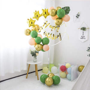 Balonasia Standing Balon Bulat Holder Balon Bentuk Lingkaran