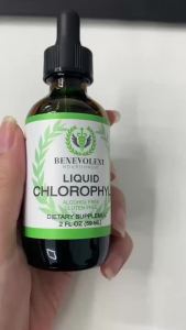 Benevolent Chlorophyll Liquid Drops with Copper for Max Absorption - Detox & Immune Support Internal Deodorizer & Skin