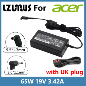 LZUMWS 65W 19V 3.42A Laptop Adapter Charger Slim for Aspire 5315 5630 5735 5920 5535 A065R035L A11-065N1A SF315 SF314