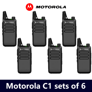 Buy 1 Take 1 Motorola Radio C1 Walkie-Talkies Two Way Radio Long Range 10KM UHF 16 Channels