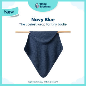 Babymommy👶【6 Layer Baby Cotton Hooded Towel】Sleep Blanket Bath Kids Towel MUJI Color Toddler Tuala Bayi Bertudung 婴儿带帽浴巾