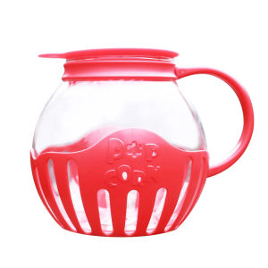 Microwave Glass Popcorn Popper With Silicone Lid Microwave Popcorn Popper With Temperature Safe Glass