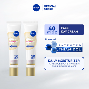 [TWINPACK] NIVEA Luminous630 AntiSpot Daily Moisturizer SPF50 PA+++ 40ml /  Sun Care / Facecare / Face Suncare (Pelindung Matahari)