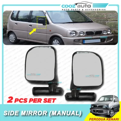 Perodua Kenari 1999 Manual Adjustable Side mirror complete assembly
