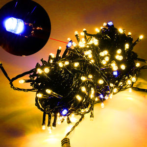 Deepavali Lights 10/20M 200LED Light Strip Fairy Lights In/Outdoor Waterproof String Lights Decoration For Curtain Indian Diwali Deepavali