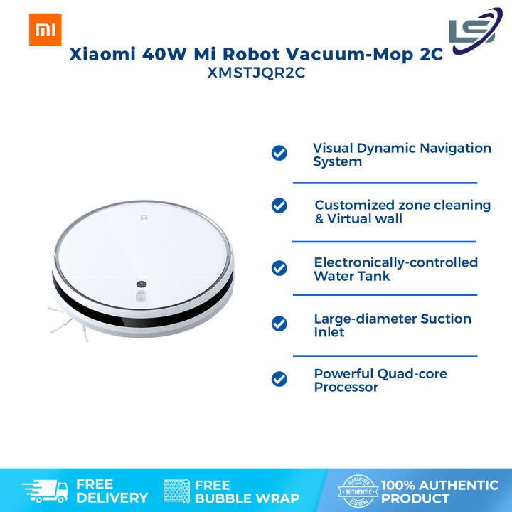 Xiaomi 40W Mi Robot VacuumMop 2C XMSTJQR2C (Global Version) Visual