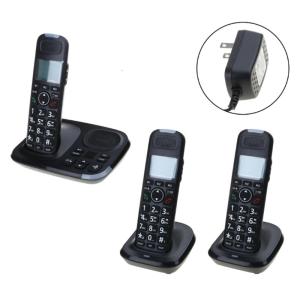 DECT Cordless Phone Expandable With 2 Handsets Telephont For Multi Room Communication And Easy Installation