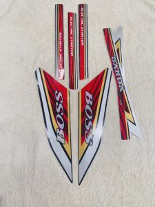 Bộ tem decal dán xe máy honda Boss sanda lửa zin thái siêu đẹp