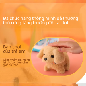 đồ chơi nhồi bông phản hồi cảm ứng thời trang mô phỏng đồ trang trí ấm áp và chữa lành điện