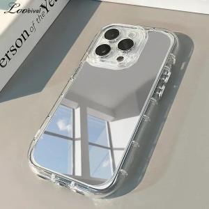 Fashion Mirror Ultra Thin Case for iPhone 15 14 13 Pro Max 11 12 X Xr Xs 8 7 Plus Make Up Shockproof Soft Silicone Slim Cover