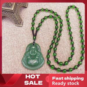 🚚【Local Express Delivery】🚚 Classic Natural Chinese Buddha Pendant Jade Necklace Fashion Charm Jewelry Carved Blessing Lucky Amulet Gifts For Women Men