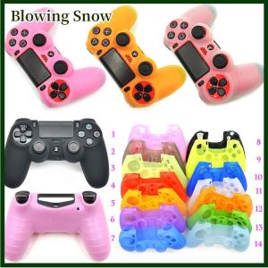 Blowing Soft Silicone Protective Control Cover For Playstation 4 Controller Skin PS4 Gamepad Case With Joystick Grip Caps