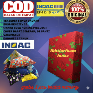Kasur Busa Inoac Semua Ukuran + Bantal Gratis - EPV 16 Murah & Bergaransi 5 Tahun 100% Original!