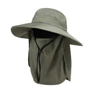 Breathable Sun Protective Summer Hat Adjustable Wide Border Hat Outdoor Sun Hat for Hiking Hunting Summer Activity