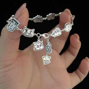 Capybara Acrylic Móc Khóa Hoạt Hình Động Vật Pufffish Móc Khóa Xe Mặt Dây Chuyền Ba Lô Trang Trí Quà Tặng