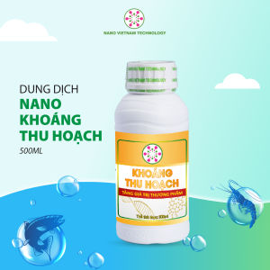 Dung dịch Nano Dinh Dưỡng Vietnam Tech Bổ sung Khoáng chất Enzyme đường ruột  khả năng hấp thụ giảm chỉ số thức ăn lên màu đẹp cho tôm cá