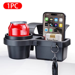 SEAMETAL Multifunctional Car Storage Box Side Door Window Cup Holder Hanging Storage Box Car Organizer Accessories