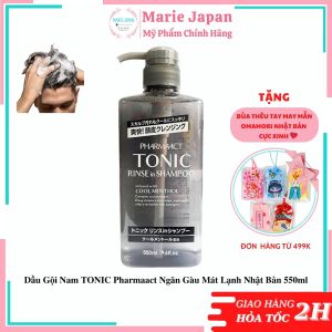 Dầu Gội Nam TONIC Pharmaact Ngăn Gàu Mát Lạnh Nhật Bản 550ml