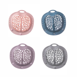 Space Saving Hanging Bra Wash Bag Silicone Feel Fabric Gentle Cleansing For Delicates Innovative Laundry Organiser