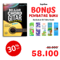 Buku Belajar Chord Kunci Gitar Dengan Lagu Pop Terbaik Tanpa Guru. 