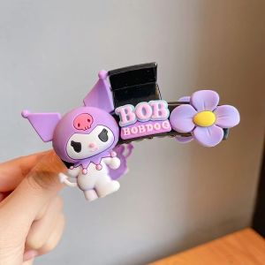 Nicedays🍒Anak-anak Klip Rambut Lucu Kartun Kuromi Klip Cakar Rambut Anak Perempuan Klip Hiu Dopamin