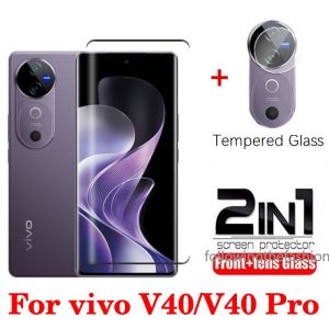 Pelindung Layar Tempered Glass Kompatibel Untuk Vivo V40 5G Vivo V40 Lite 4G Vivo V40 Lite 5G Realme GT 6 Realme 13 4G Realme 13 Plus5G Realme 13 Pro Plus 5G Paket 2 in 1