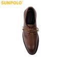 Giày Nam Da Thật Công Sở SUNPOLO SPH296 (Đen, Nâu). 
