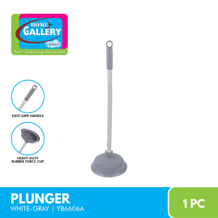 Home Gallery Toilet Plunger | Powerful Suction | Clears Clogged Toilets ...