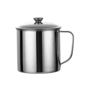 Stainless Steel Travel Cup with Handle Leak Proof Lid Heat Retention Technology Drinking Mug For Work Hiking